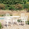 Bistro Set Strong Bistro Set Round Classic Outdoor Dining Set