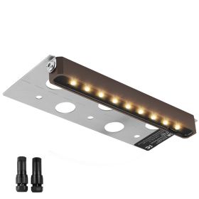 LED Landscape Illumination, 6.8'' Wall Retention Lighting, 3W 12V-24V AC/DC Energy-Efficient Paver Illumination