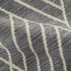 6' x 9' Charcoal Diamond Outdoor Rug
