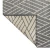 6' x 9' Charcoal Diamond Outdoor Rug