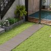 8 Ft Outdoor Garden Pathway Patio Roll Out Straight Walkways with Metal Wire Connection